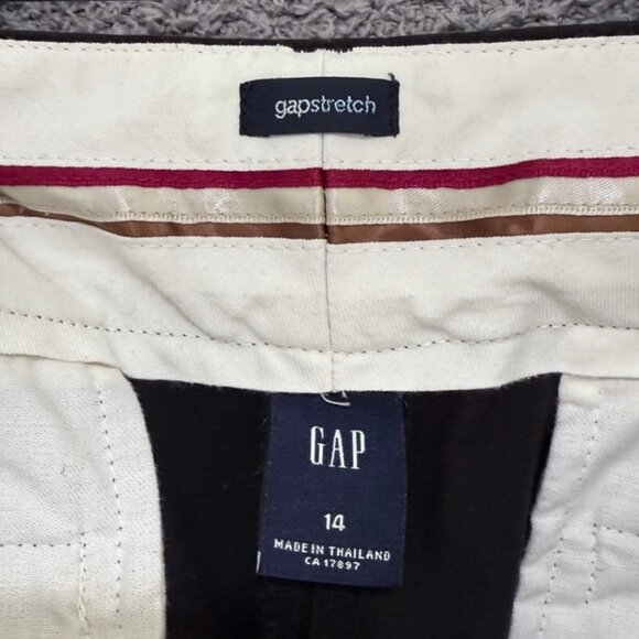 GAP Low Rise Stretch Cotton Straight Leg Crop Trousers - Picture 5 of 6